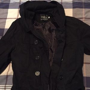 Light hooded jacket